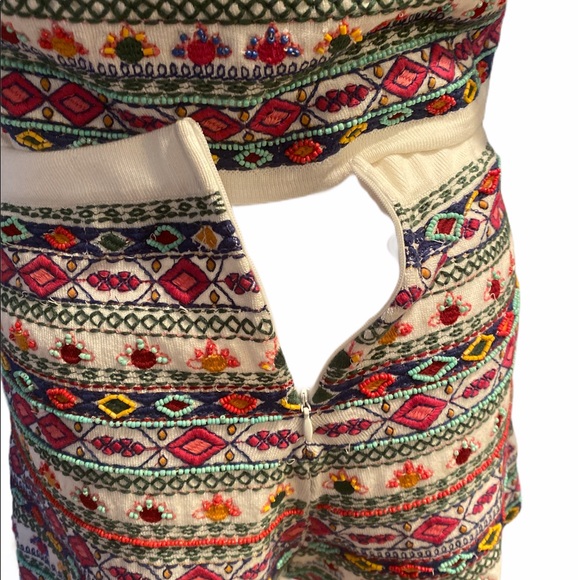 Zara colorful beaded shorts and beaded crop tank - Picture 6 of 8